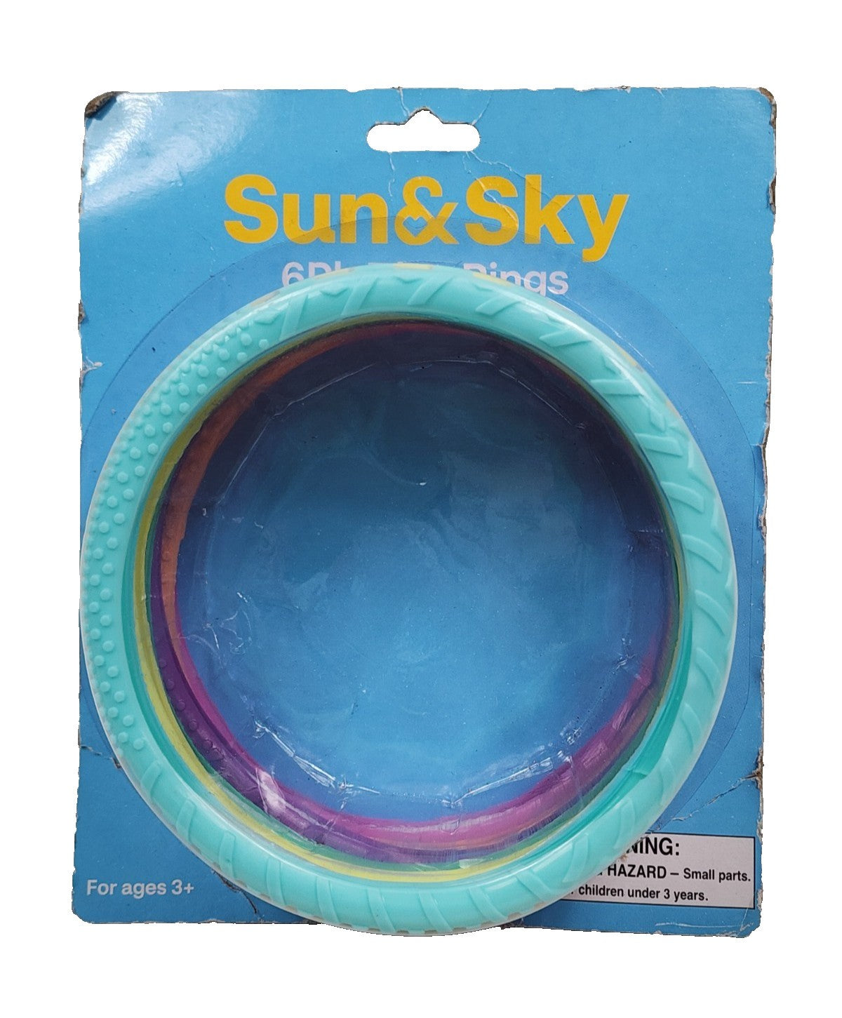 Sun & Sky Dive Rings - 6 Pack Underwater Swimming Toy