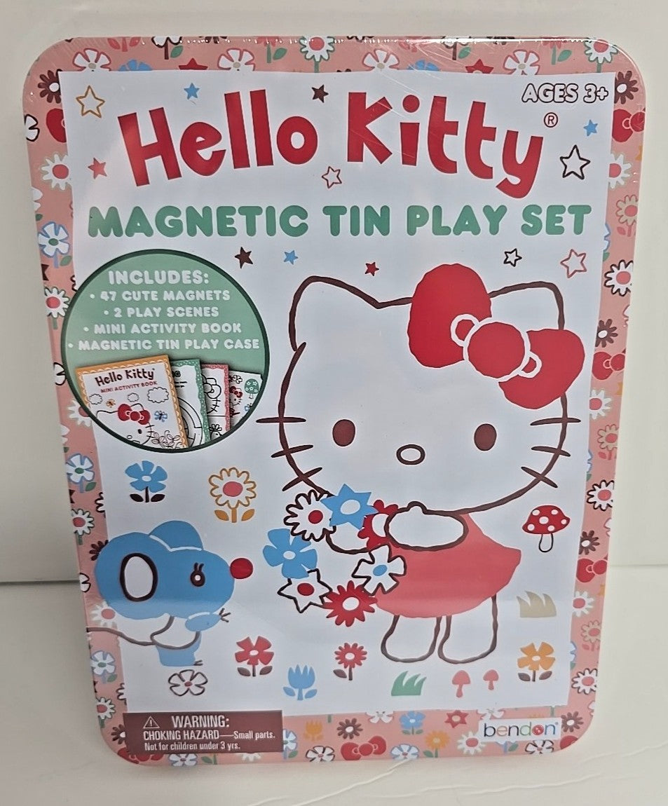 Sanrio Hello Kitty Magnetic Tin Play Set