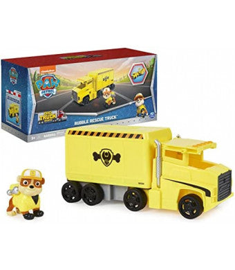 Paw Patrol Rubble Transforming Truck with Figure, Pack of 1