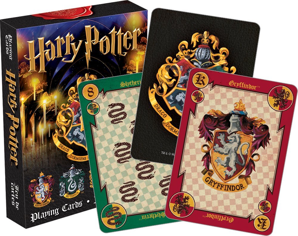 Harry Potter Crests Playing Cards One Size