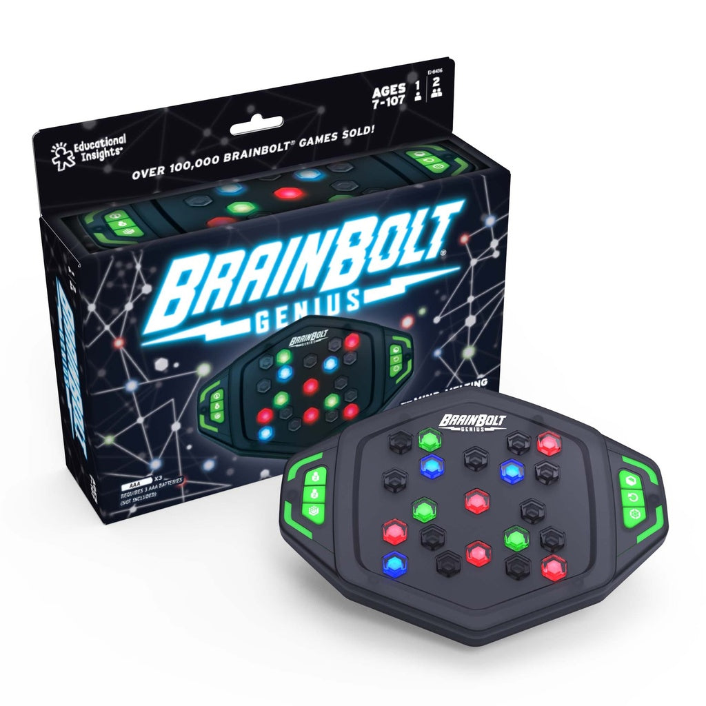 EDUCATIONAL INSIGHTS BrainBolt Genius Electronic Brainteaser Game