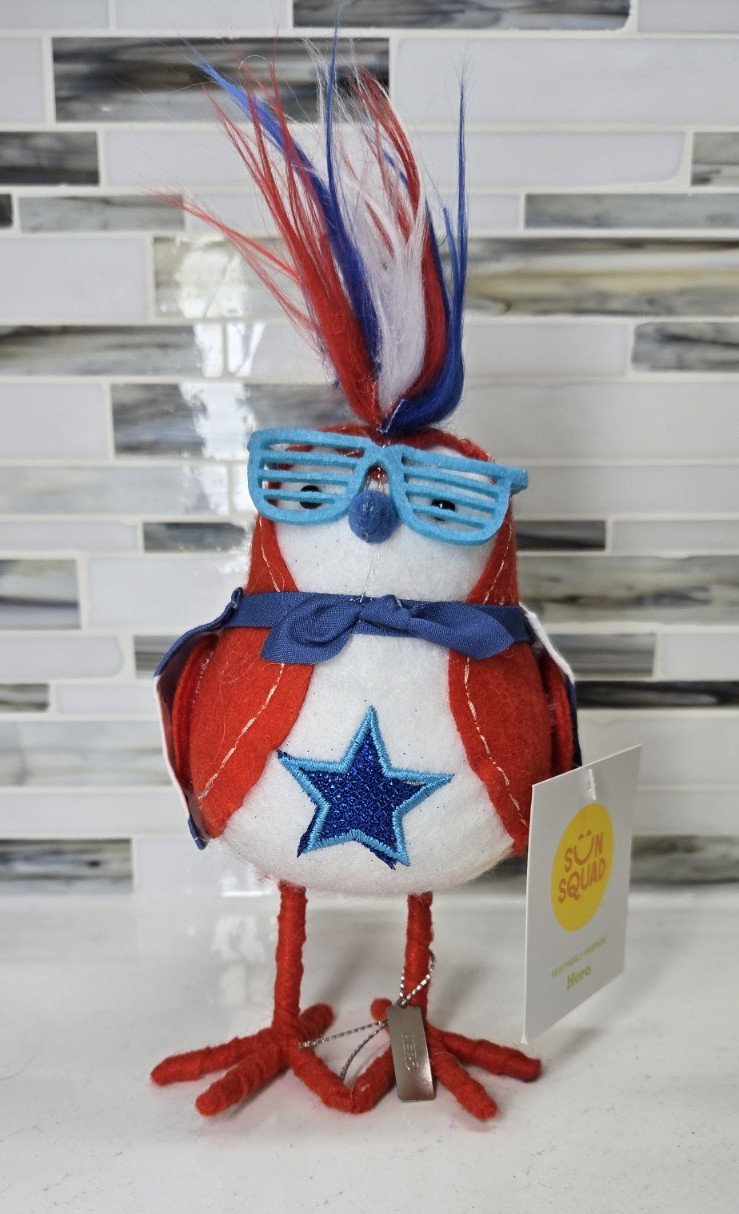 Sun Squad Featherly Friends Red White Blue Boy