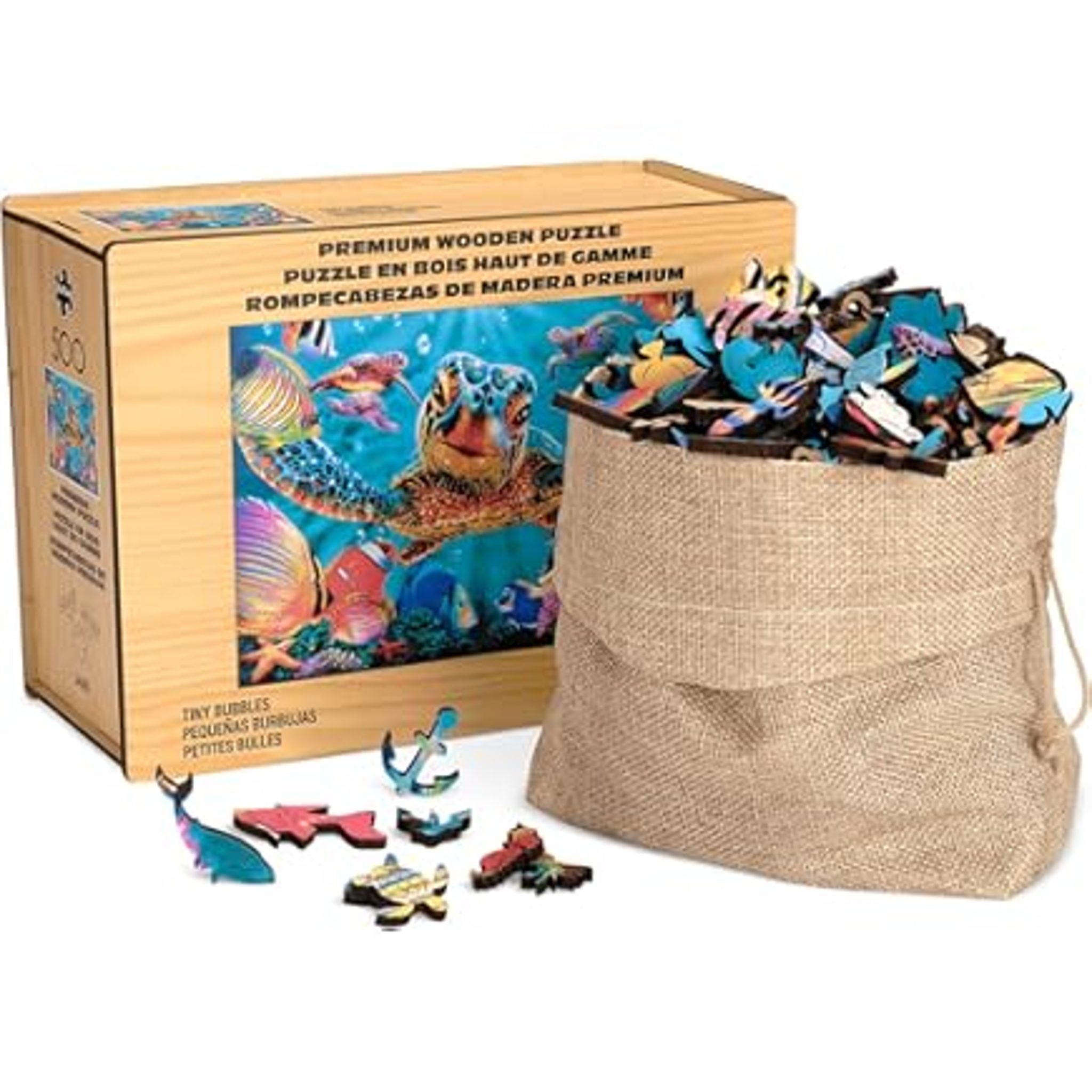 Buffalo Games Wood Puzzle: Tiny Bubbles Whimsy Pieces