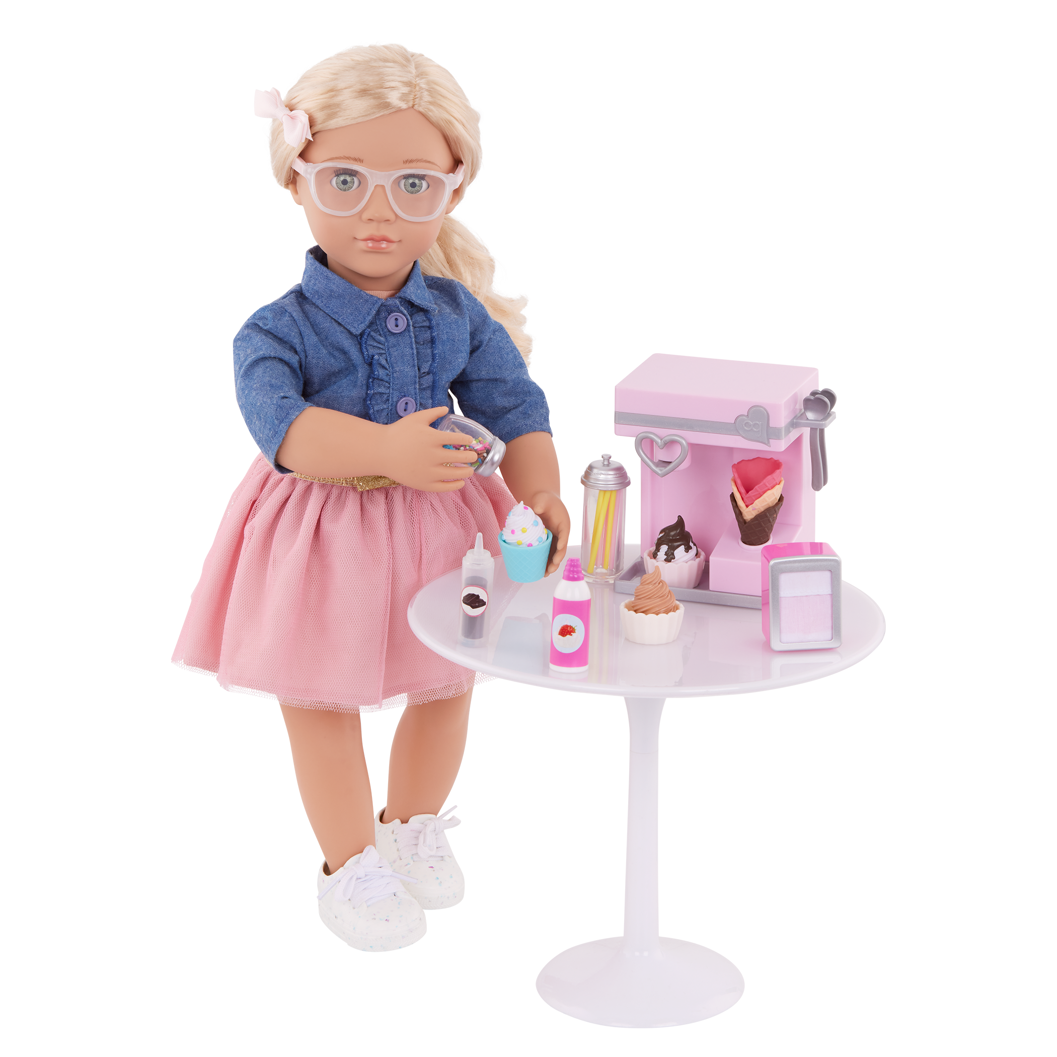 Our Generation Sundae Fun Day Ice Cream Set for Dolls