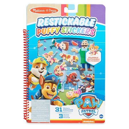 Melissa & Doug Paw Patrol Restickable Puffy Stickers - style may vay