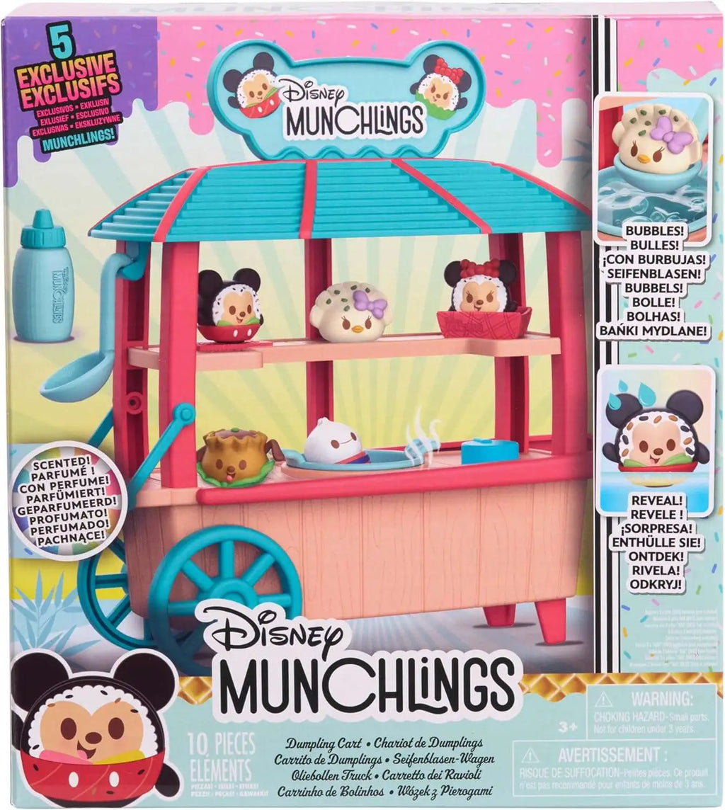 Disney Munchlings Dumpling Cart 11-Piece Playset