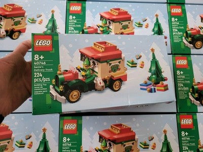 LEGO Santa’s Delivery Truck Building Toy for Kids - Construction Set for Play or Christmas Decor - Building Blocks for Girls & Boys  Ages 8+ - Holiday