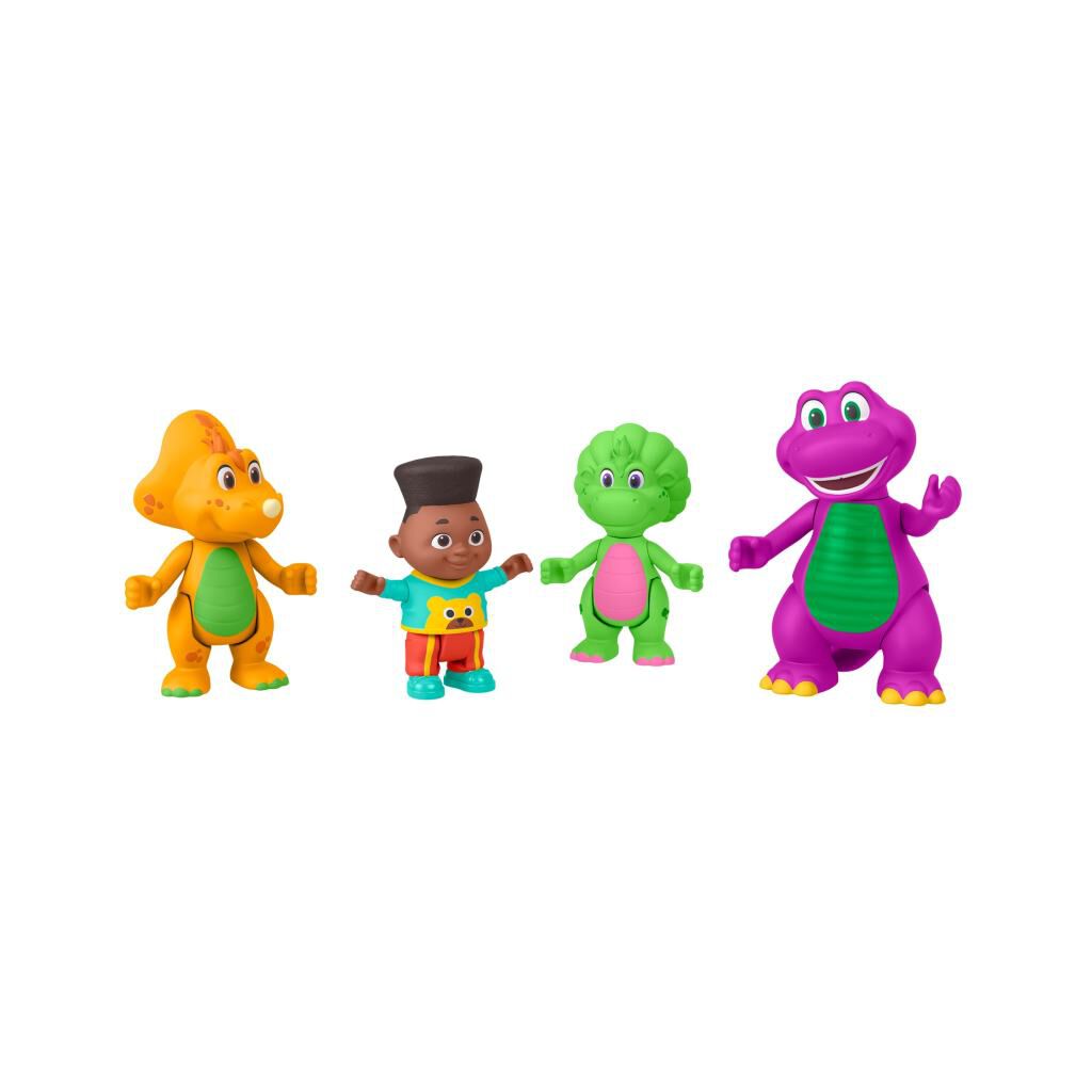 Barney's World Hey Friends Figure Set with 4 Characters