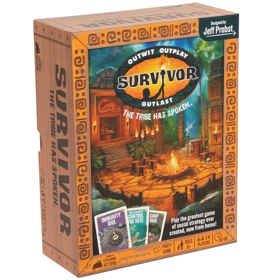 Exploding Kittens Survivor: The Tribe Has Spoken Board Game