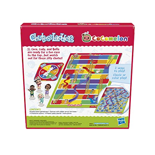 Hasbro Gaming Cocomelon Chutes and Ladders Board Game