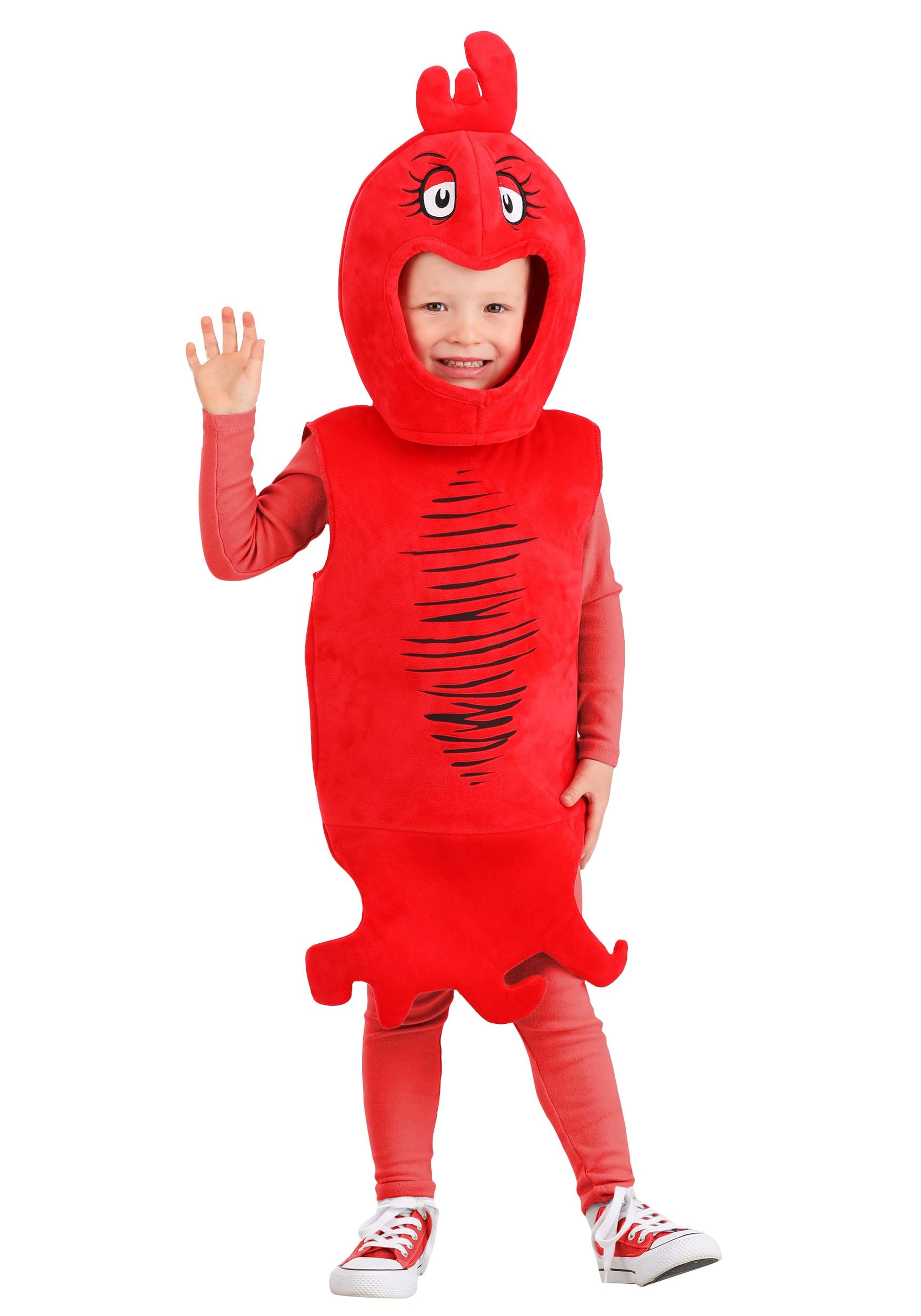 FUN Costumes Toddler Dr. Seuss Red Fish Costume, 12mo