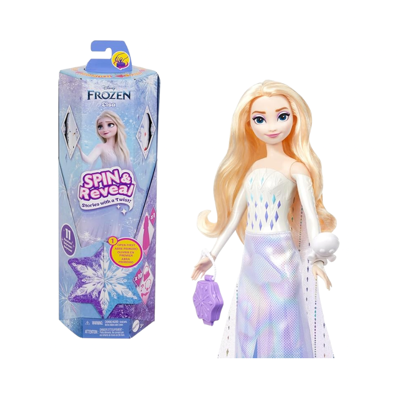 Disney Frozen Elsa Doll Set with 11 Surprises & Accessories