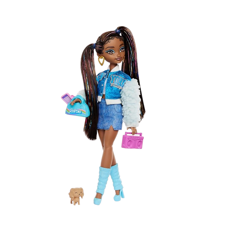 Barbie Brooklyn Fashion Doll with 8 Accessories