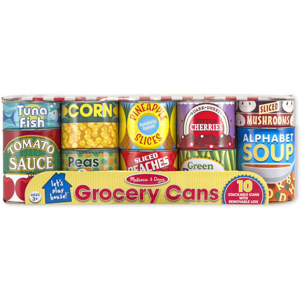 Melissa & Doug Let's Play House! Grocery Cans Interactive Toy