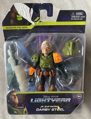Disney Pixar Lightyear Jr. Zap Patrol Darby Steel Figure