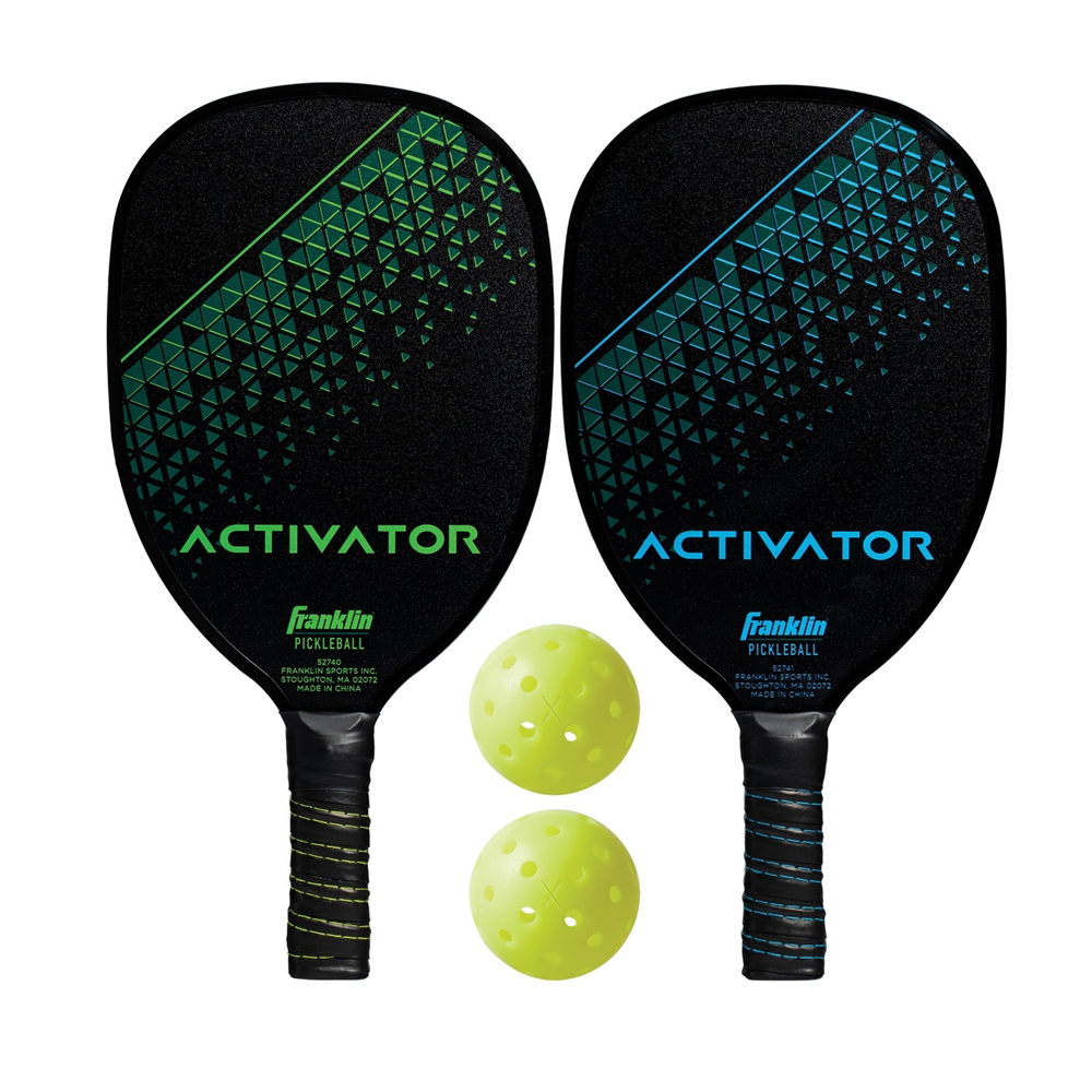 Franklin Pickleball Wooden Paddle Balls Set Outdoor Play