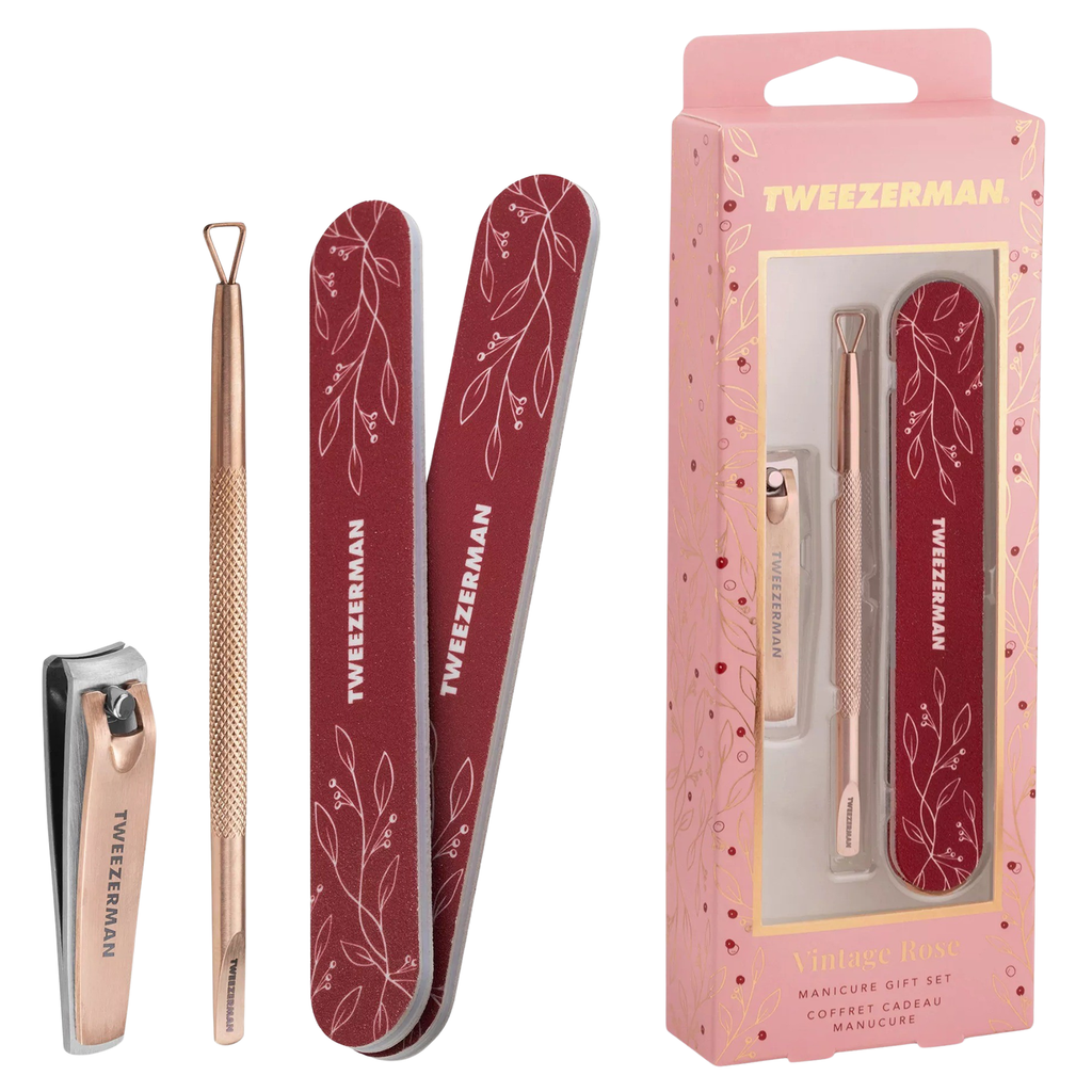 Tweezerman Vintage Rose Manicure Gift Set