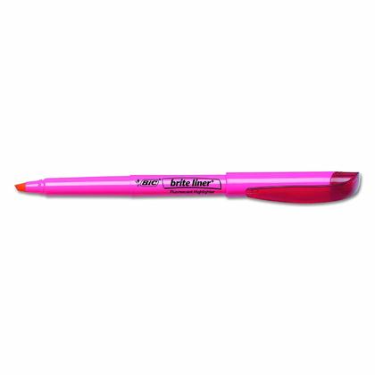 BIC Brite Liner Highlighter, 23 oz, Assorted Colors, 5 Count