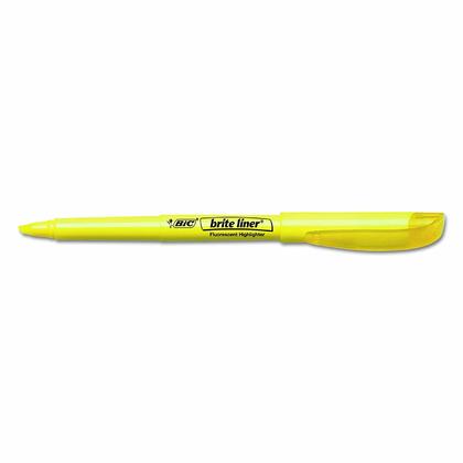 BIC Brite Liner Highlighter, 23 oz, Assorted Colors, 5 Count