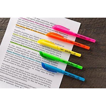 BIC Brite Liner Highlighter, 23 oz, Assorted Colors, 5 Count