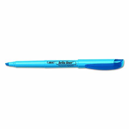 BIC Brite Liner Highlighter, 23 oz, Assorted Colors, 5 Count