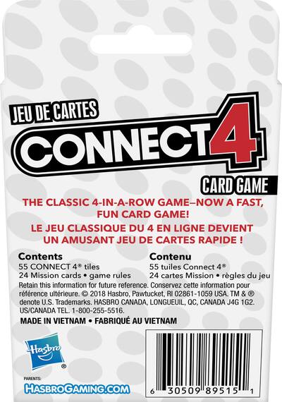Hasbro Connect 4 Card Game