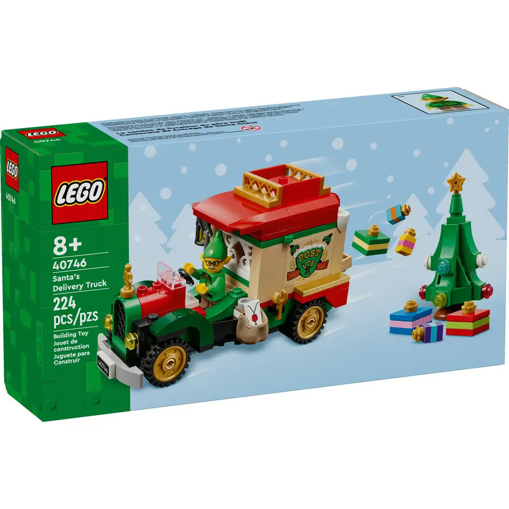 LEGO Santa’s Delivery Truck Building Toy for Kids - Construction Set for Play or Christmas Decor - Building Blocks for Girls & Boys  Ages 8+ - Holiday
