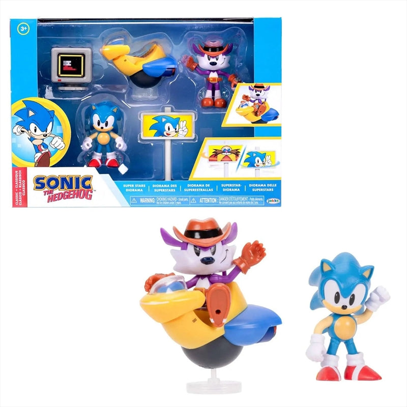 Jakks Pacific Sonic Vs Fang Diorama Playset