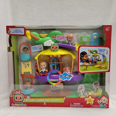 Cocomelon Deluxe Clubhouse Playset with Accessories