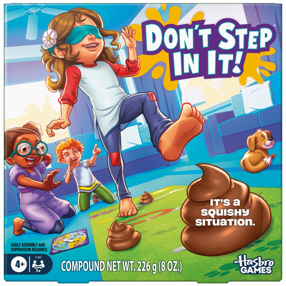 Hasbro Don't Step In It! Game, One Size, Pack of 1