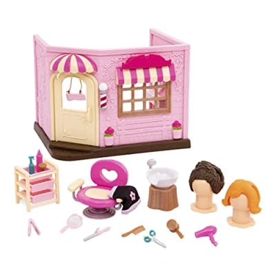 Lil Woodzeez Baabaa Spa & Hair Salon - Dollhouse Playset