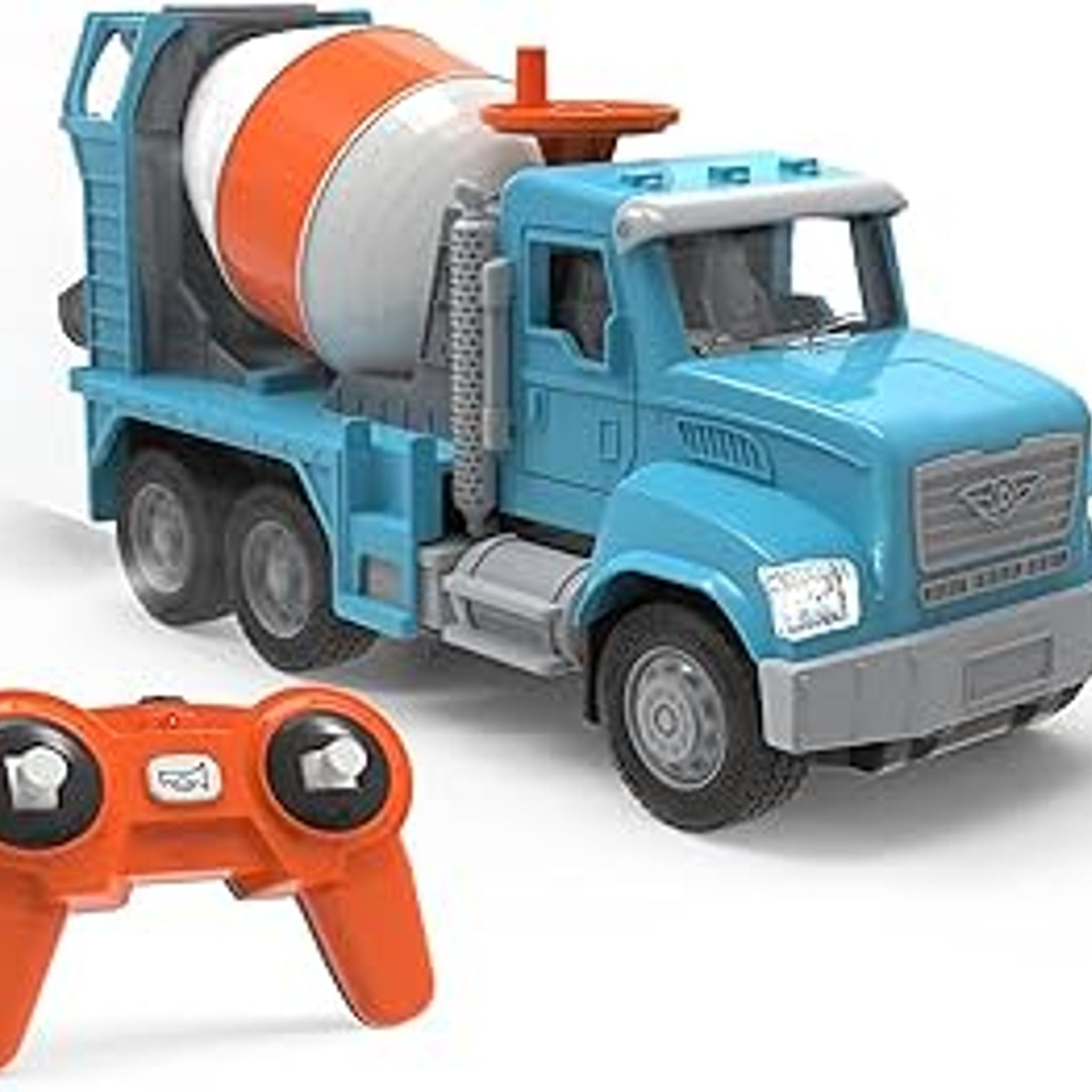 Battat Toy Cement Mixer Remote Control - Lights, Sounds, Movable Parts