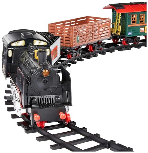 Amazon Basics Steam Engine Train Set - Remote Control