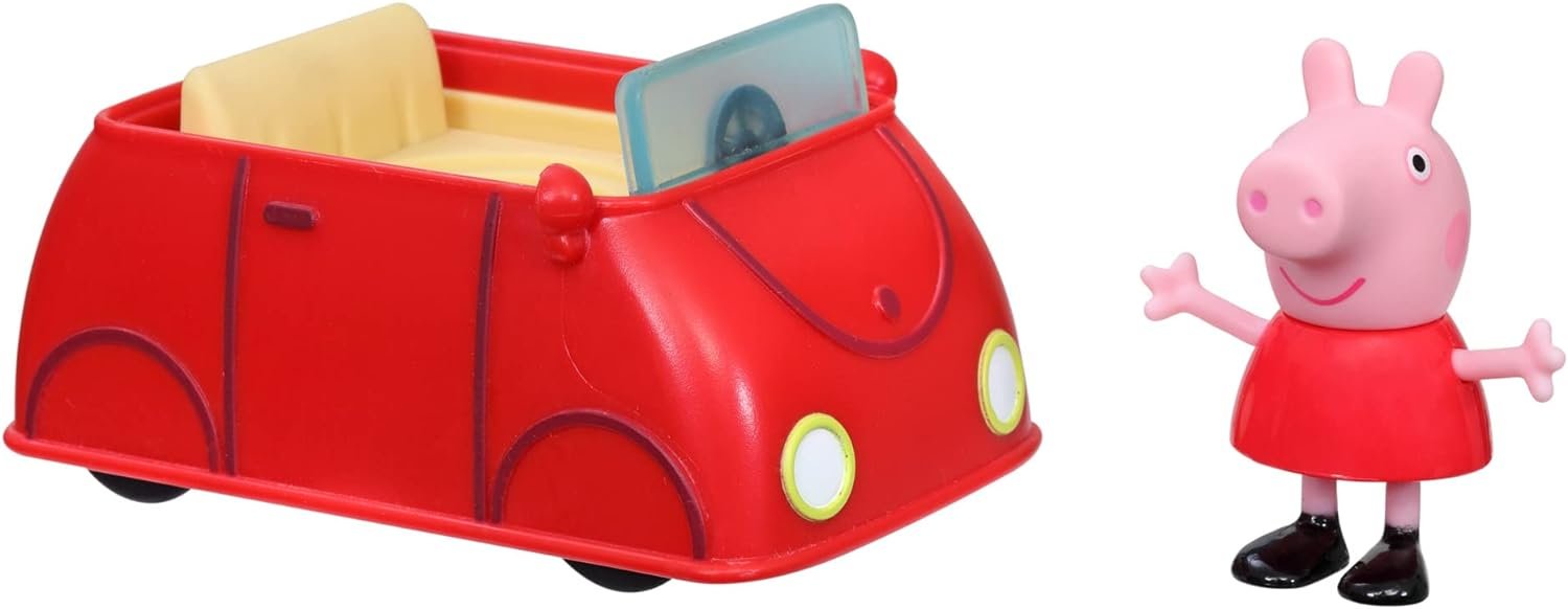 Sticky Pig Peppa Pig Little Red Car Toy, Ages 3+