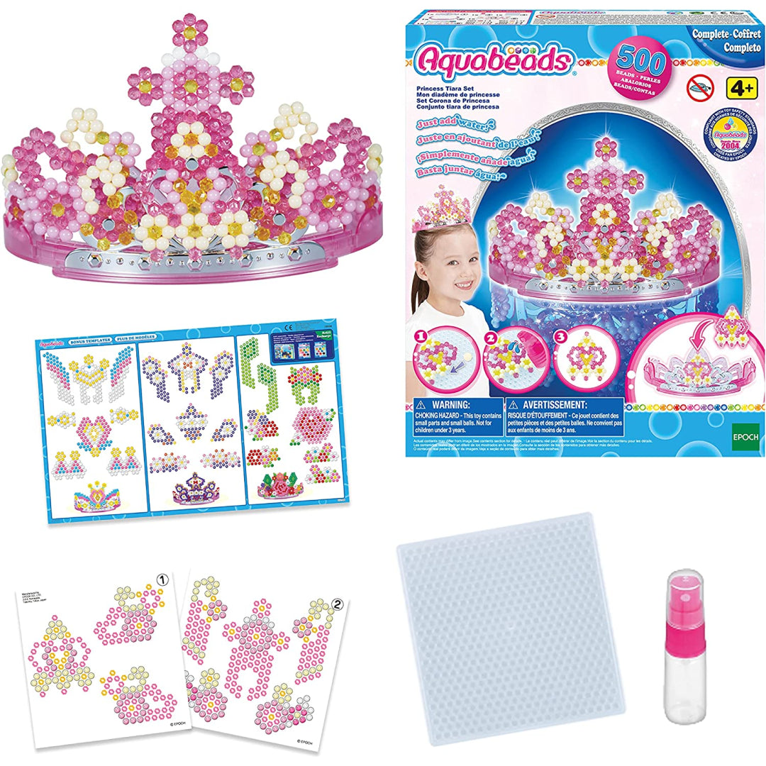 Aquabeads 3D Princess Tiara Set - Kids Crafts Kit