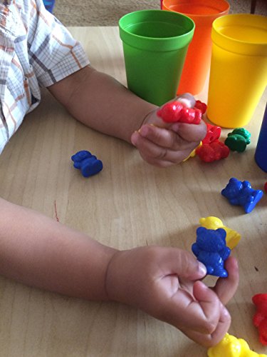Skoolzy Counting, Colors and Separating Bears and Stacking Cups 70 Pcs