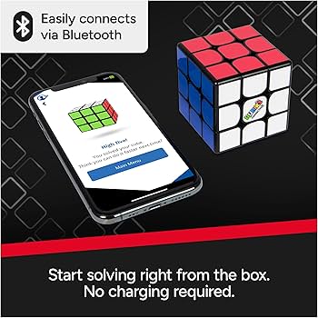 Rubik's ConnectedX Bluetooth 3x3 Cube, 6x2.63x7.5, Pack of 1