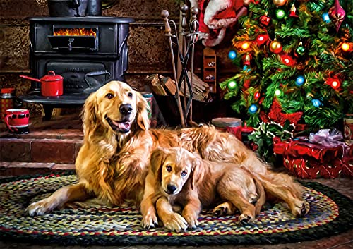 Buffalo Games Holiday Happiness 300-Piece Jigsaw Puzzle