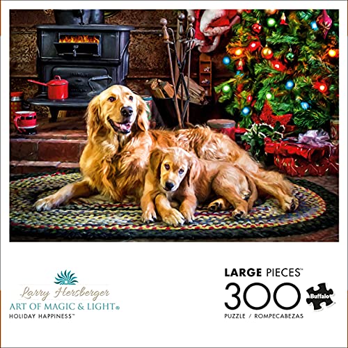 Buffalo Games Holiday Happiness 300-Piece Jigsaw Puzzle