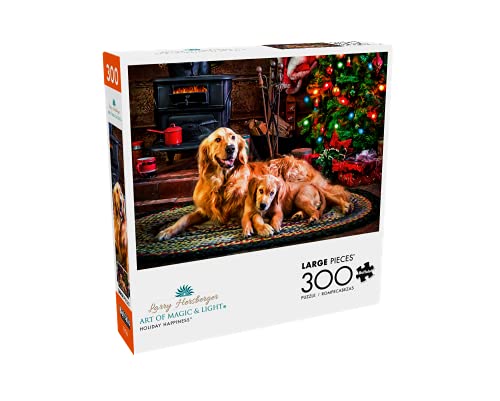 Buffalo Games Holiday Happiness 300-Piece Jigsaw Puzzle