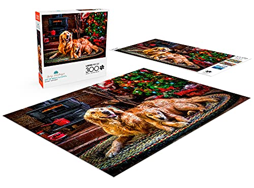 Buffalo Games Holiday Happiness 300-Piece Jigsaw Puzzle