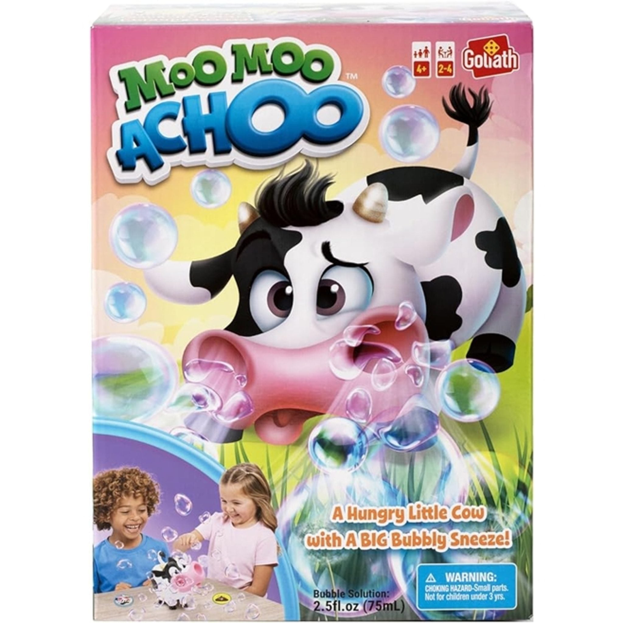 Goliath Games Moo Moo Achoo Game | Gather Clover, Sneezes Bubbles
