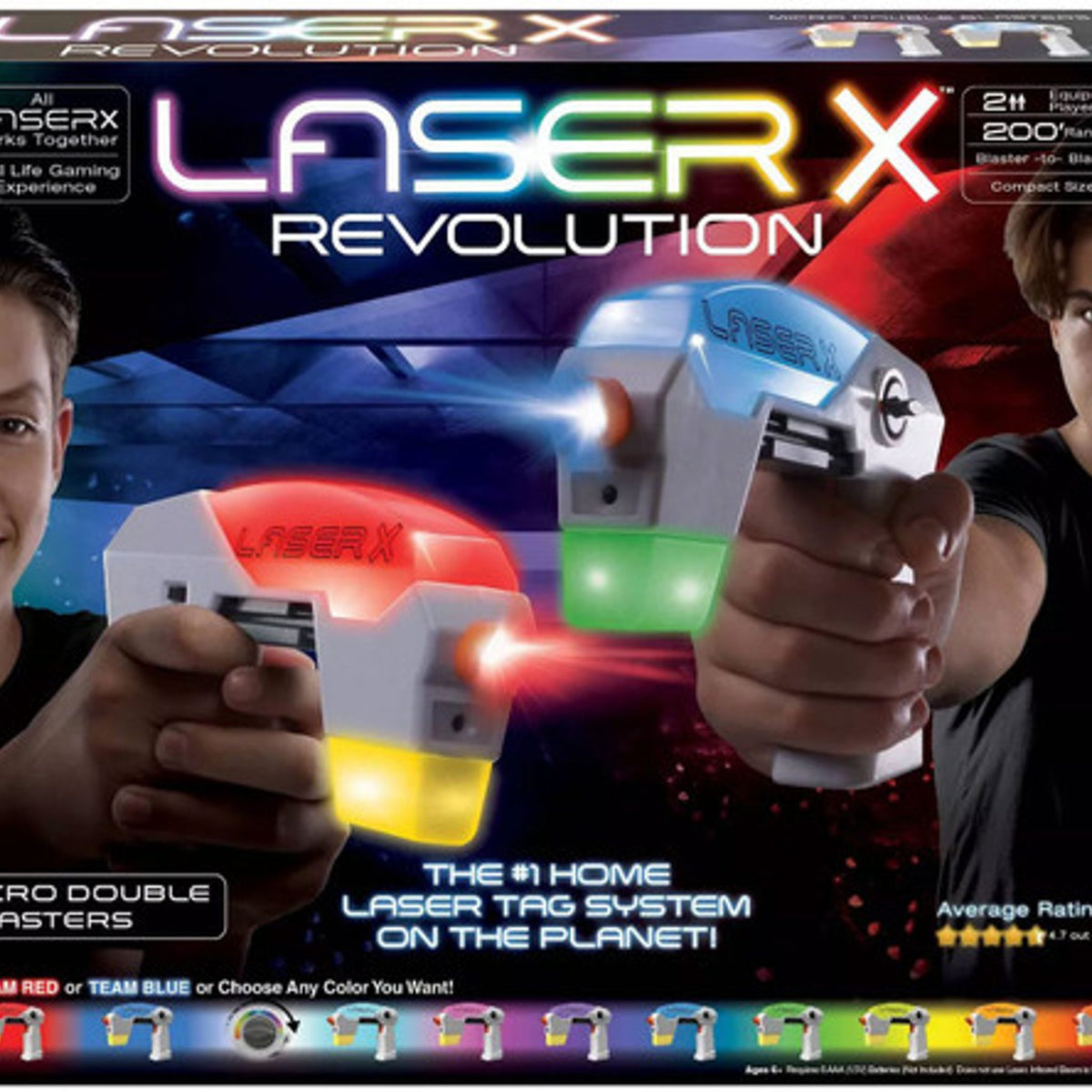 Laser X Revolution Micro Double Blasters 2 Player Set