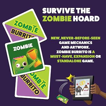 Exploding Kittens Zombie Burrito game