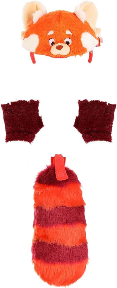 FUN Costumes Fox Hood Hands & Tail Kit, Size ST