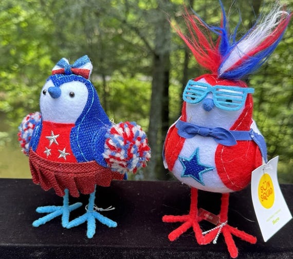 Sun Squad Featherly Friends Red White Blue Boy