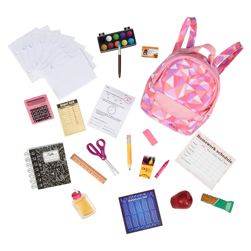 Our Generation Off to School Playset - packaging slightly damaged