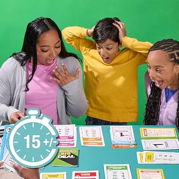 Monopoly Big Deal Giant Card Game for Family, Ages 8+