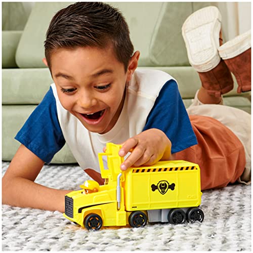 Paw Patrol Rubble Transforming Truck with Figure, Pack of 1