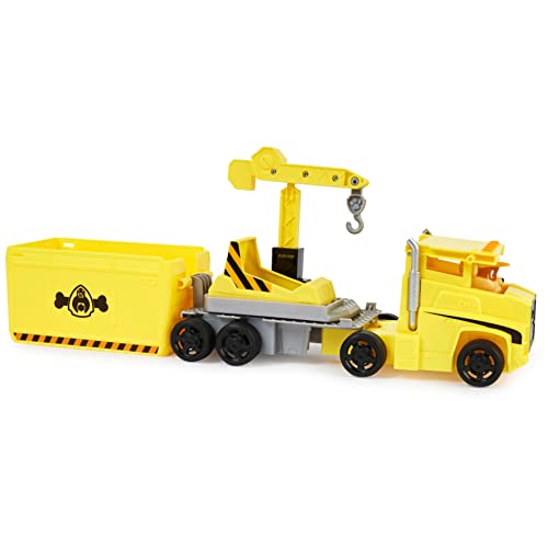 Paw Patrol Rubble Transforming Truck with Figure, Pack of 1